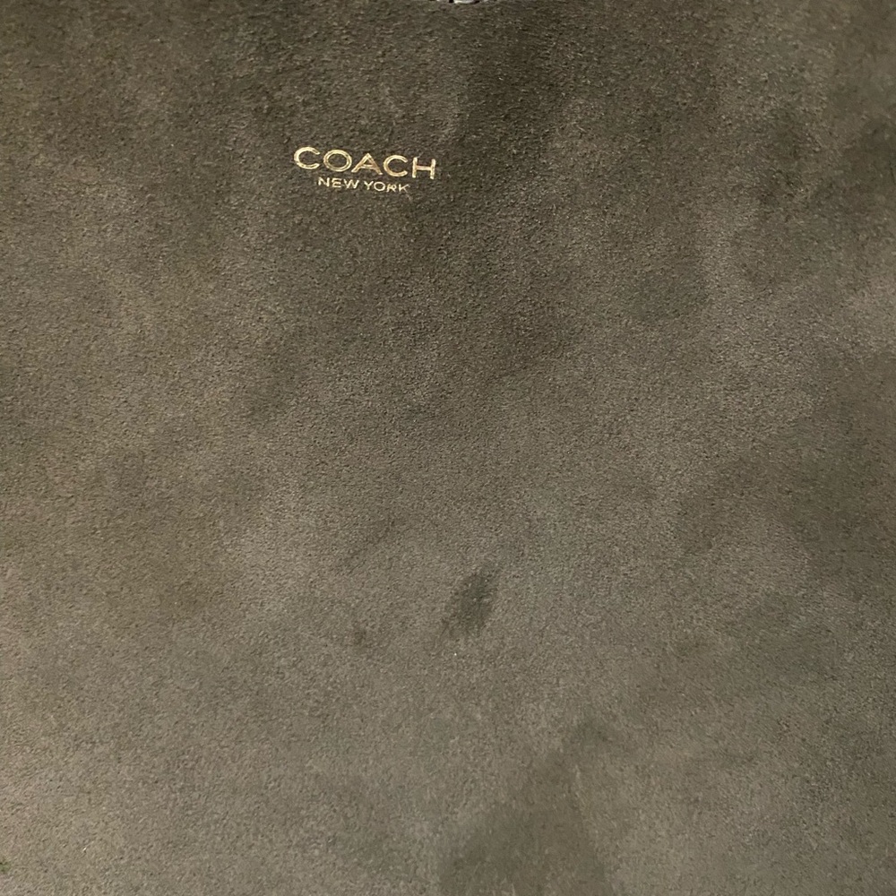 Coach Brooklyn 39 Olive Green Suede - Picture 11 of 13